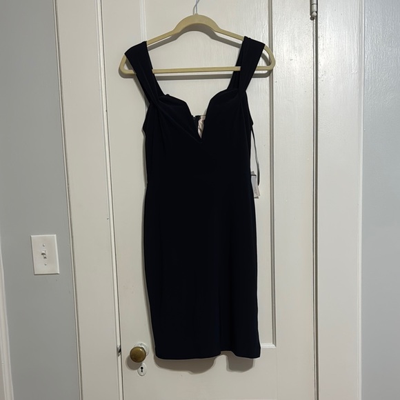 Jodi Kristopher Dresses & Skirts - Jodi Kristopher Navy Blue Cocktail Dress